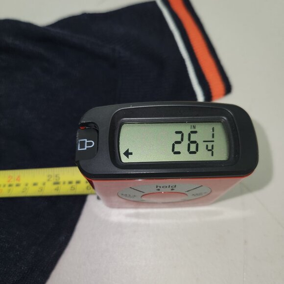 525 America Navy V-Neck SweaterStriped Trim XS/S Womens Linen/Viscose 2382 - Picture 6 of 8